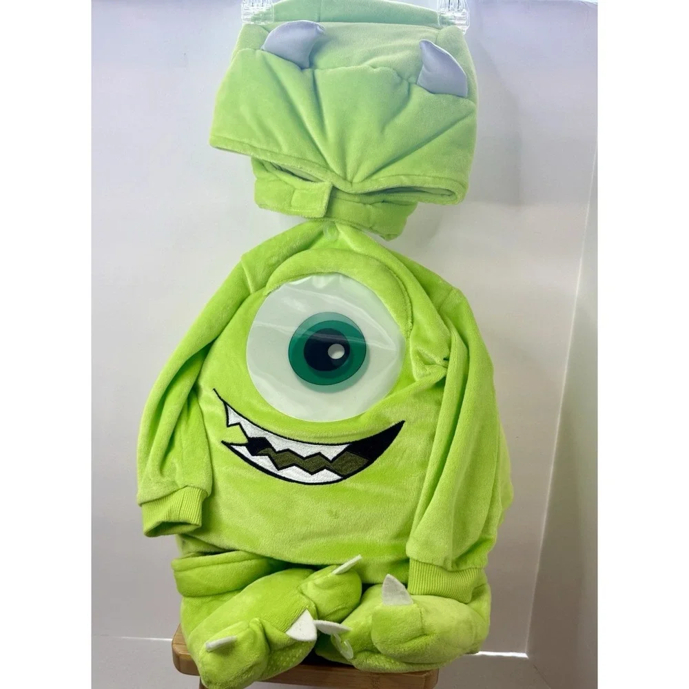 Disney Pixar Spirit Monsters Inc. Mike Wazowski Baby Costume Size 12-18 Months